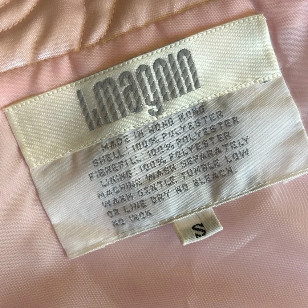 Vintage 50s Coquette Bow Puffer I. Magnin Coat - Picture 12 of 13